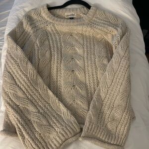 Cream sweater
